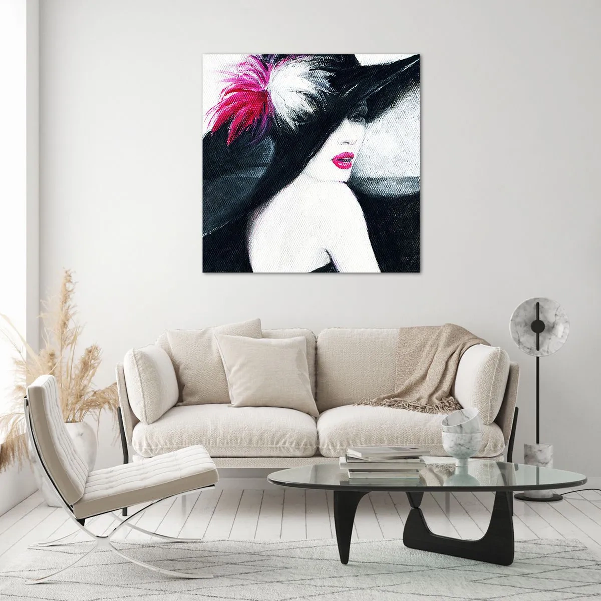 Impression sur verre - Image sur verre - Toujours un secret - 50x50 cm