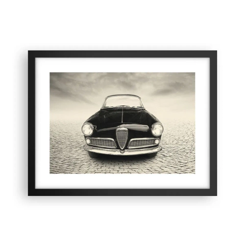 Affiche dans un cadre noir - Poster - Et alors! Tu ne m'aime pas? - 40x30 cm