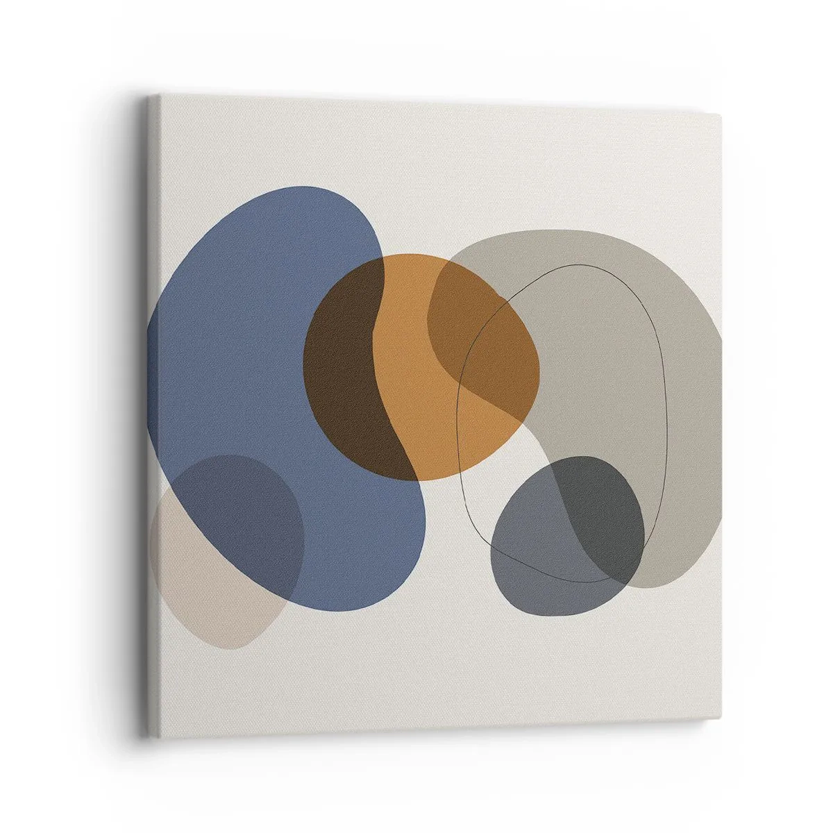 Impression sur toile - Image sur toile - Gouttes de couleur - 30x30 cm