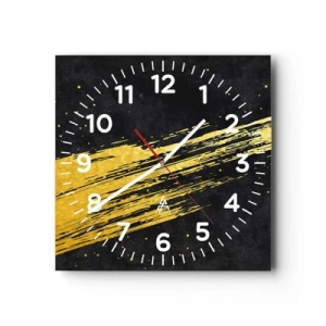 Horloge murale - Pendule murale - Sautez dans l'hyperespace - 30x30 cm