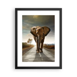 Affiche dans un cadre noir - Poster - Et pas du tout en porcelaine - 30x40 cm