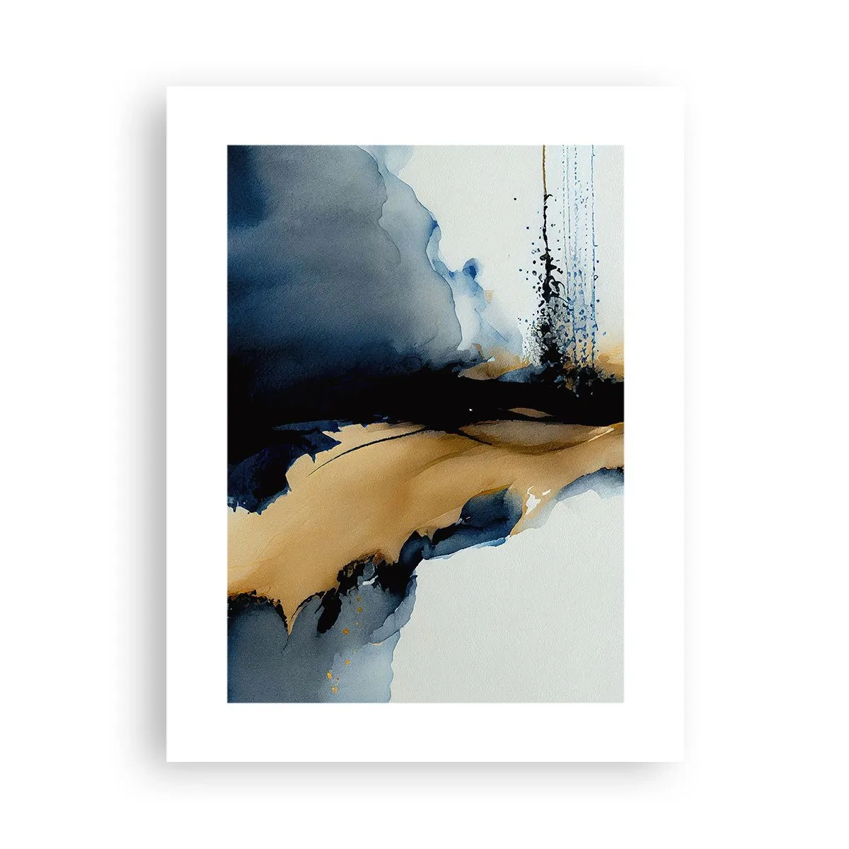 Affiche - Poster - Derrière le rideau - 30x40 cm