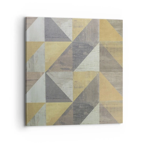 Impression sur toile - Image sur toile - Suivant l'angle du triangle - 70x70 cm