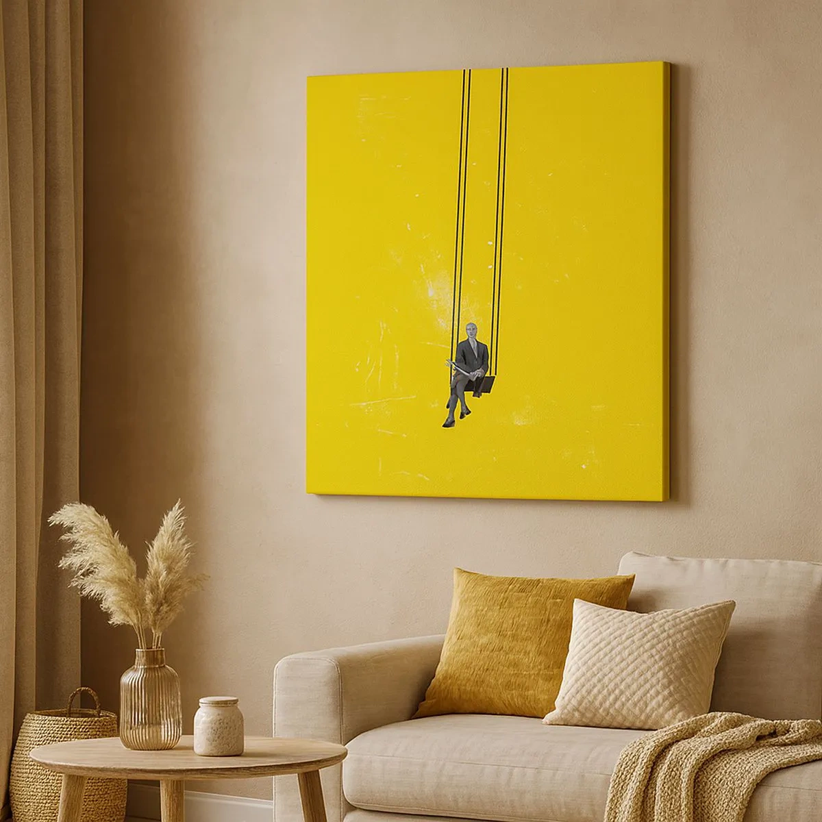 Impression sur toile - Image sur toile - Un jour comme tous les jours - 30x30 cm