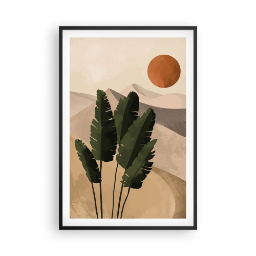 Affiche dans un cadre noir - Poster - Le triomphe de la vie - 61x91 cm