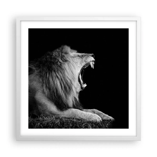 Affiche dans un cadre blanc - Poster - Sans aucun doute - 50x50 cm