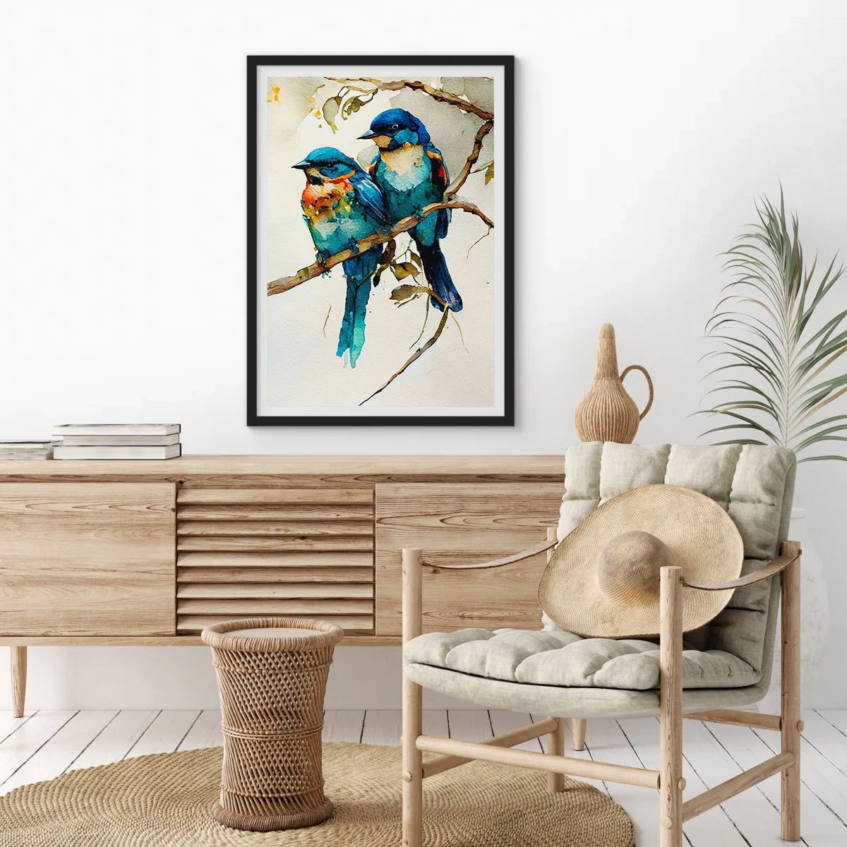 Affiche dans un cadre noir - Poster - A-t-il été offensé ? - 70x100 cm