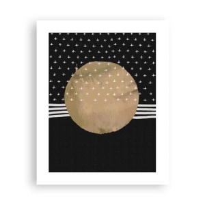 Affiche - Poster - Composition : drapeau galaxie - 40x50 cm
