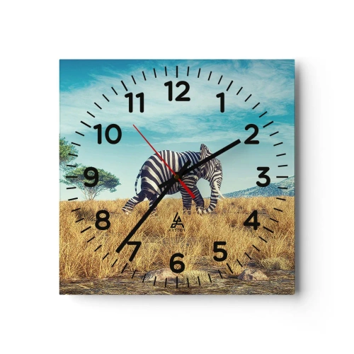 Horloge murale - Pendule murale - Le gris n'est déjà plus à la mode - 30x30 cm