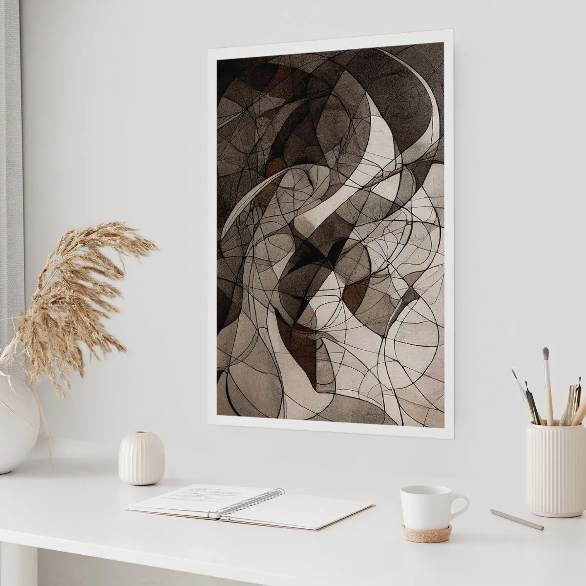 Affiche - Poster - Circulation des couleurs de la terre - 61x91 cm