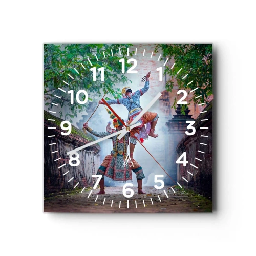 Horloge murale - Pendule murale - La danse est d'une beauté dévastatrice - 30x30 cm