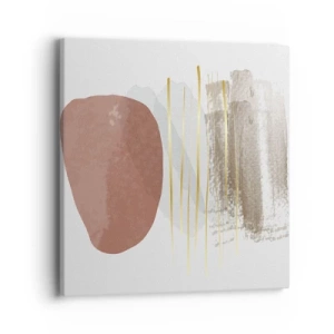 Impression sur toile - Image sur toile - Colonnade abstraite - 40x40 cm