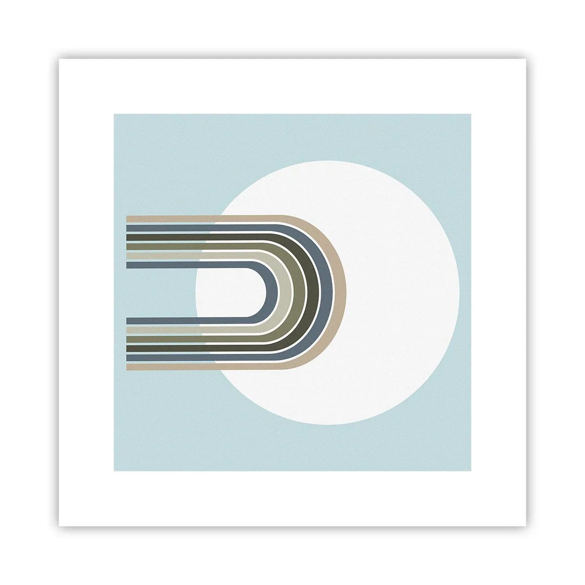 Affiche - Poster - Attraction irrésistible - 30x30 cm