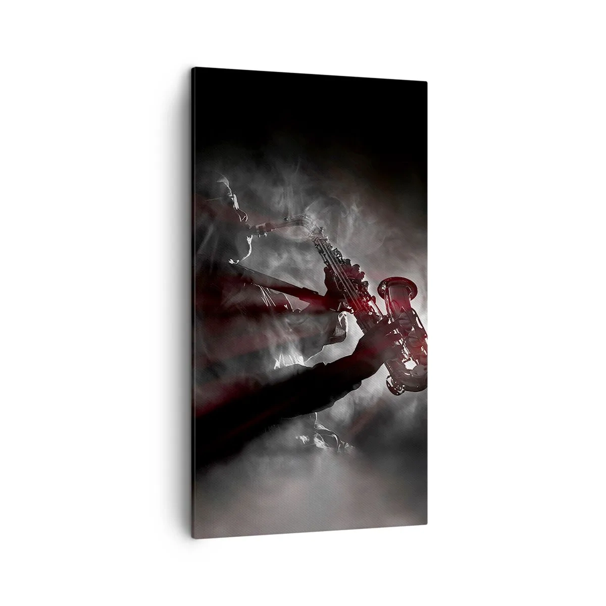 Impression sur toile - Image sur toile - Dans les brumes du jazz - 45x80 cm