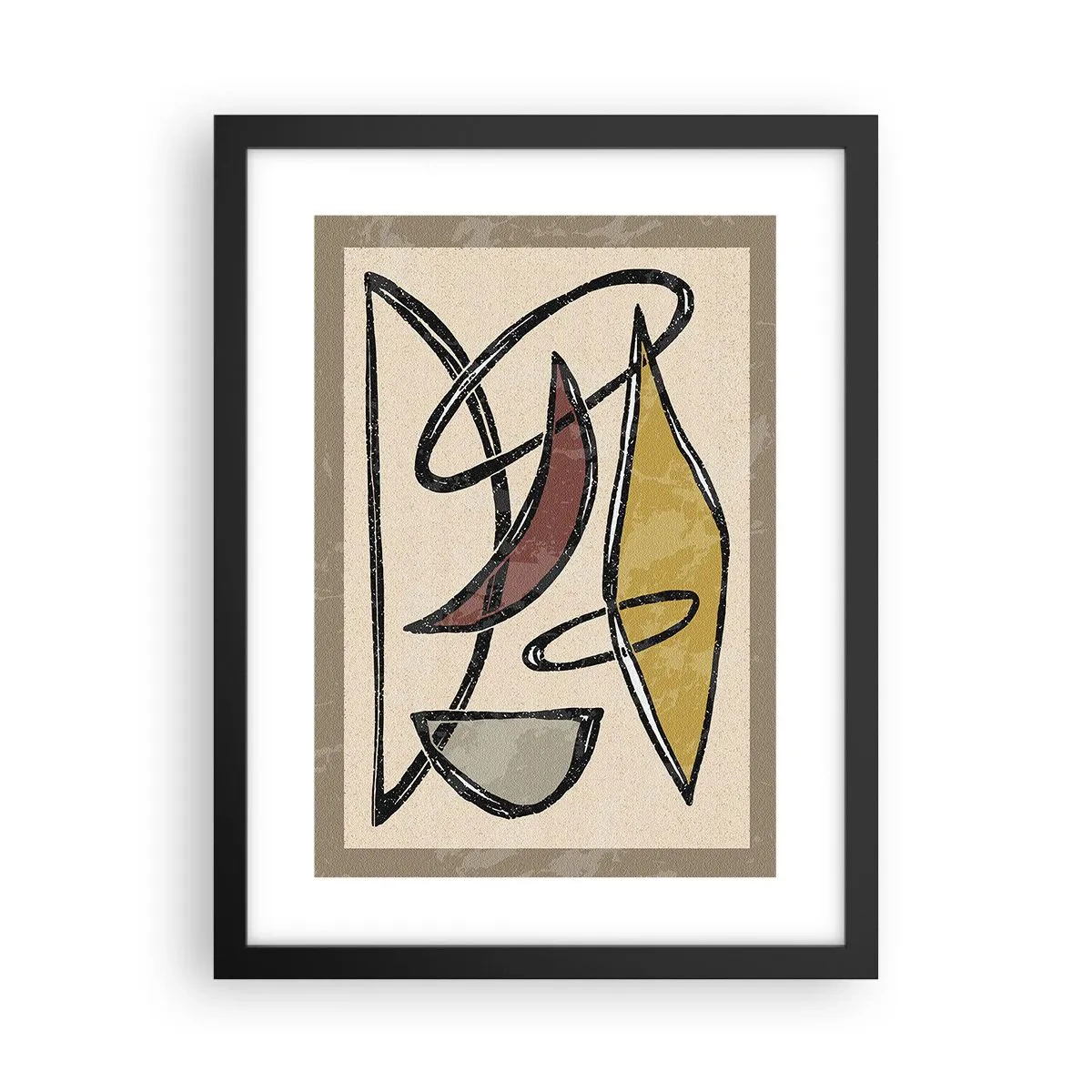 Affiche dans un cadre noir - Poster - Verticales et horizontales - 30x40 cm