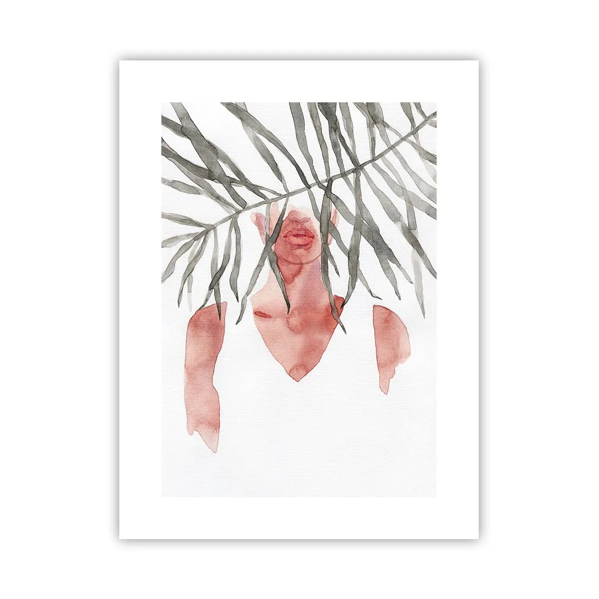 Affiche - Poster - Dame des tropiques - 30x40 cm