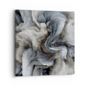 Impression sur toile - Image sur toile - Pierre et fleur - 40x40 cm
