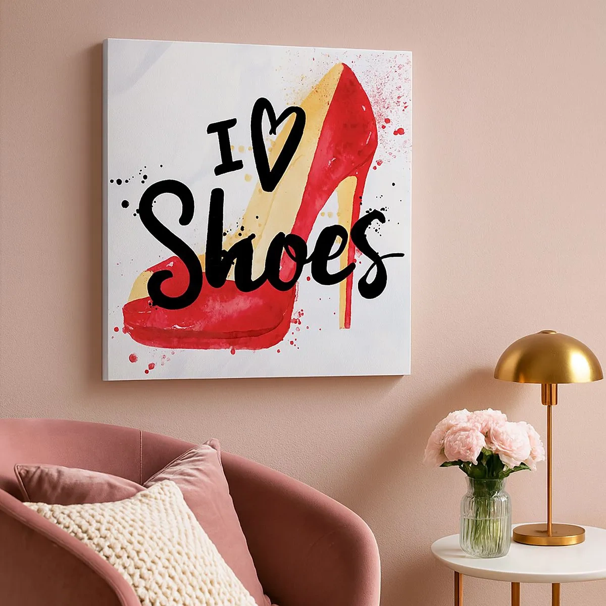 Impression sur toile - Image sur toile - L'amour a plusieurs noms - 30x30 cm