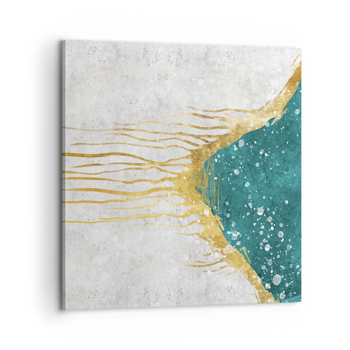 Impression sur toile - Image sur toile - Marée dorée - 60x60 cm