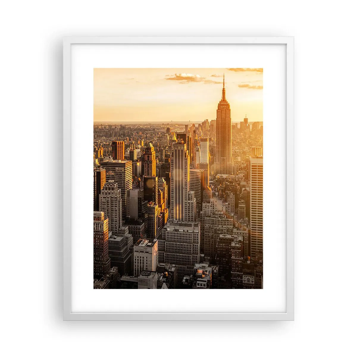 Affiche dans un cadre blanc - Poster - Grandir au soleil - 40x50 cm