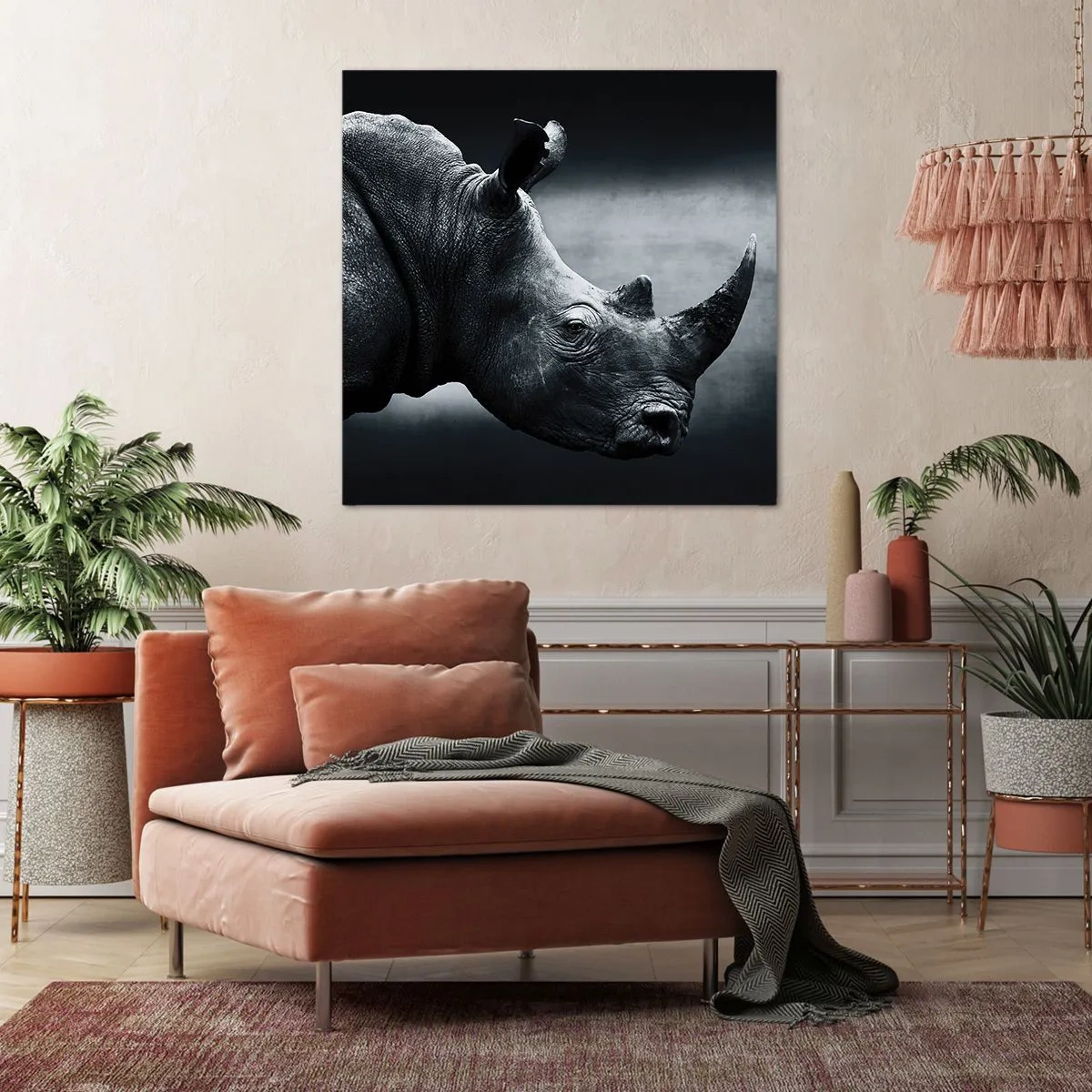 Impression sur toile - Image sur toile - Le profil droit - 30x30 cm