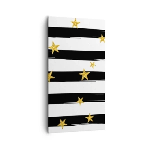 Impression sur toile - Image sur toile - Nous sommes tous nés sous une bonne étoile - 55x100 cm