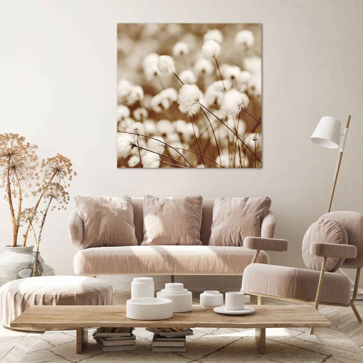 Impression sur toile - Image sur toile - Tige moelleuse - 60x60 cm