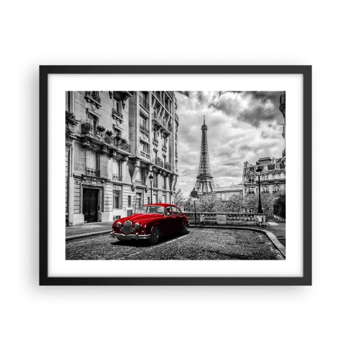 Affiche dans un cadre noir - Poster - Prédateur dans la ville - 50x40 cm