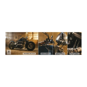 Échantillon de Papier Peint Autocollant Deluxe Sticker - Je peux tout - Moto, Ancien, Automobile - 100x30 cm