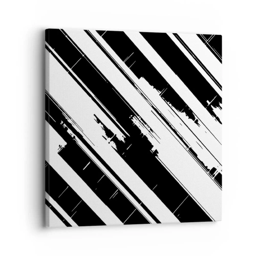 Impression sur toile - Image sur toile - Une composition intense et dynamique - 30x30 cm