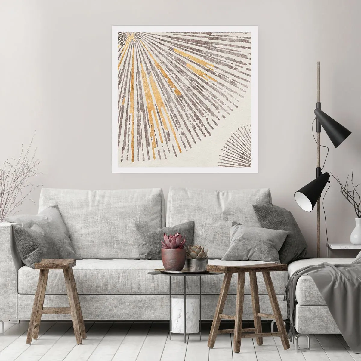 Affiche - Poster - La beauté du rayon - 30x30 cm