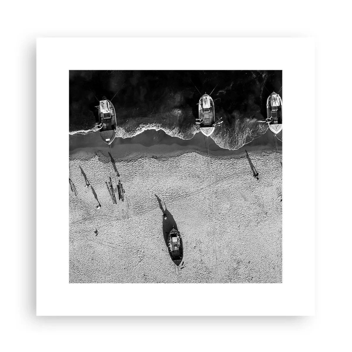 Affiche - Poster - Toujours sur le rivage… - 30x30 cm