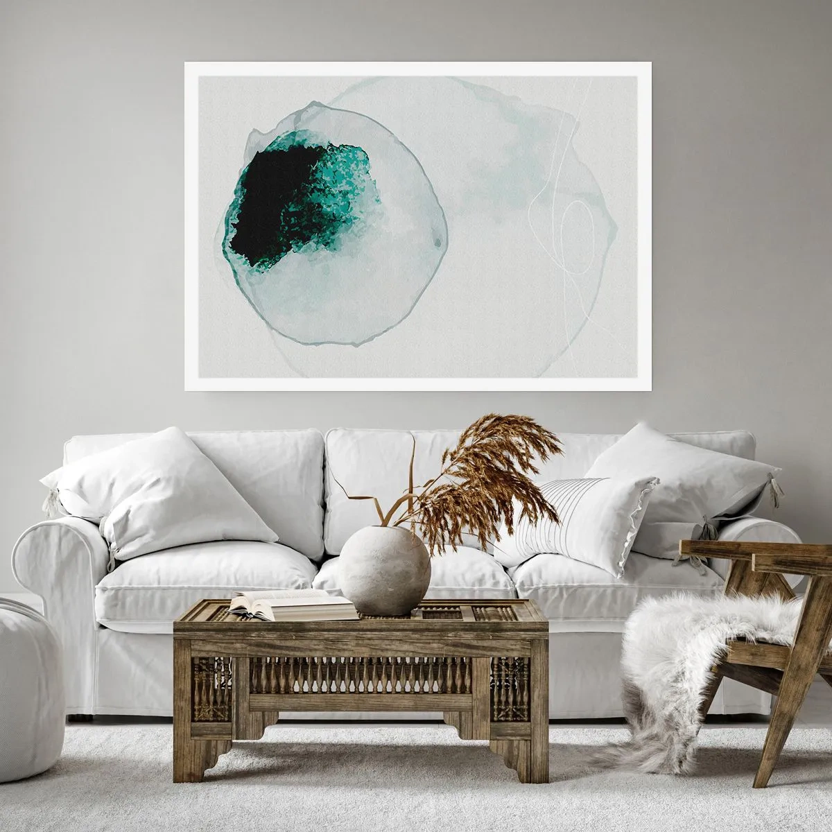 Affiche - Poster - Dans une goutte d'eau - 70x50 cm