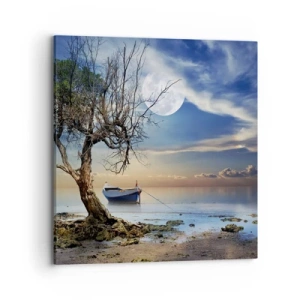 Impression sur toile - Image sur toile - Est-ce la fin ou le début ? - 70x70 cm