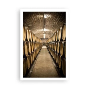 Affiche - Poster - Dans un sous-sol en brique - 61x91 cm