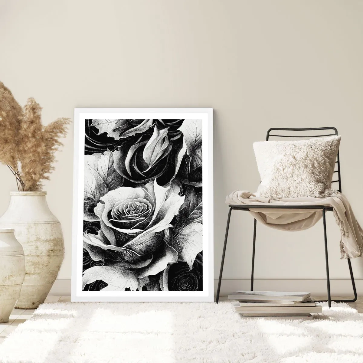 Affiche dans un cadre blanc - Poster - Toujours une reine - 70x100 cm