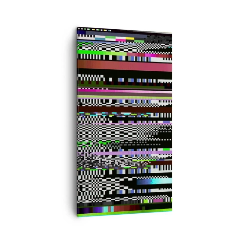 Impression sur toile - Image sur toile - L'image de contrôle de la réalité - 45x80 cm