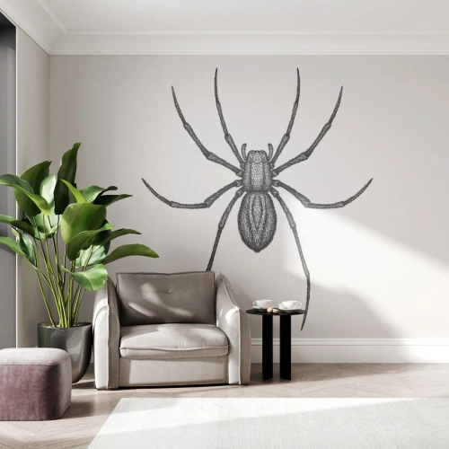 Papier peint sur mesure Premium Sand - Une précision troublante - Araignée, Insecte, Minimaliste