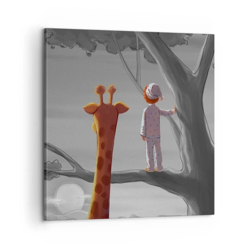 Impression sur toile - Image sur toile - Cela arrive vraiment - 60x60 cm