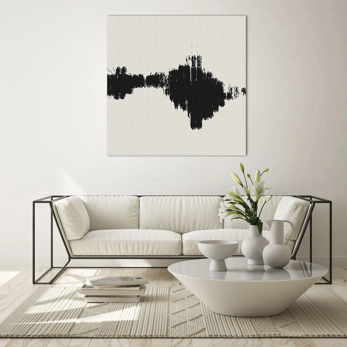 Impression sur verre - Image sur verre - Vibrations de l'imagination - 40x40 cm