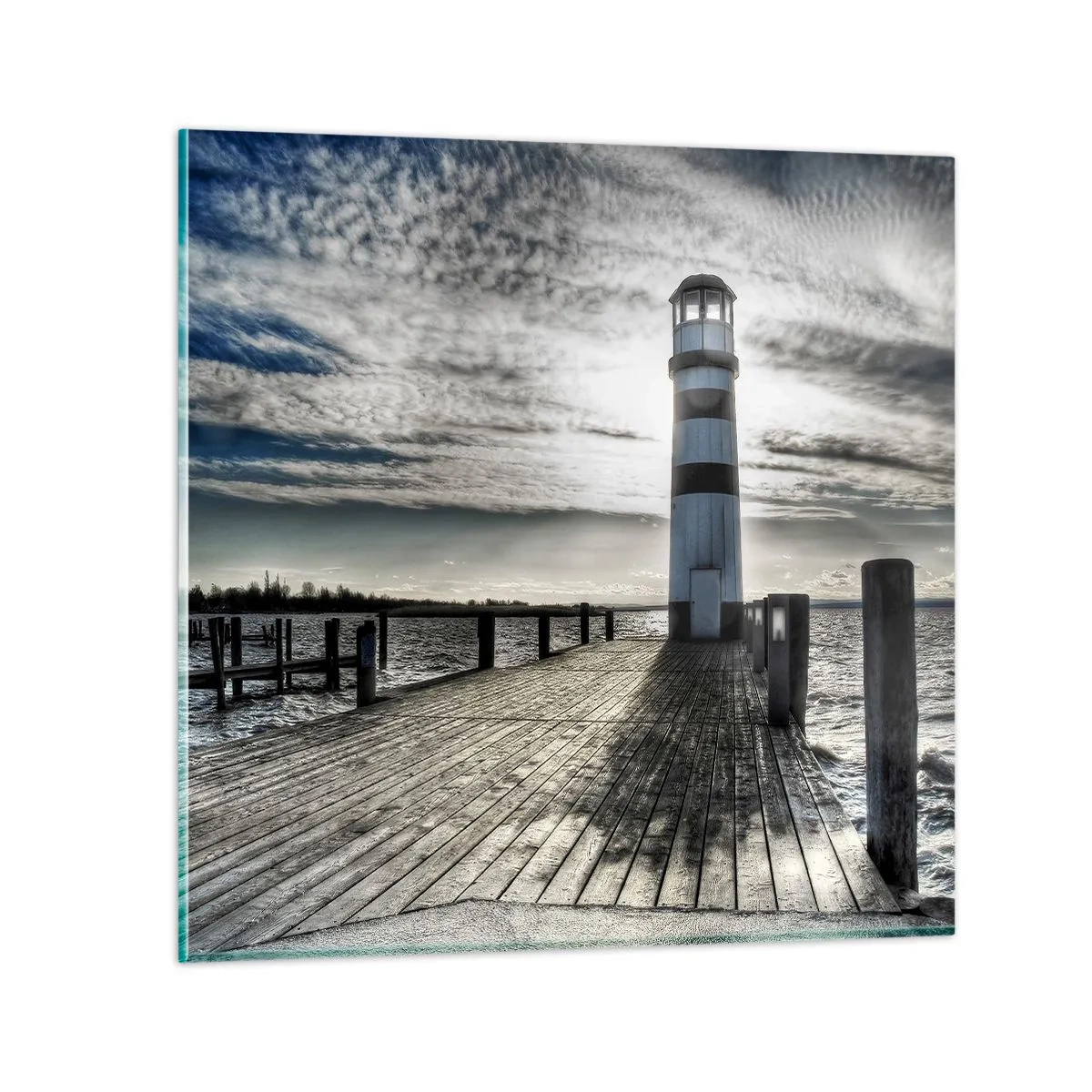 Impression sur verre - Image sur verre - Marins, je vous attend - 50x50 cm