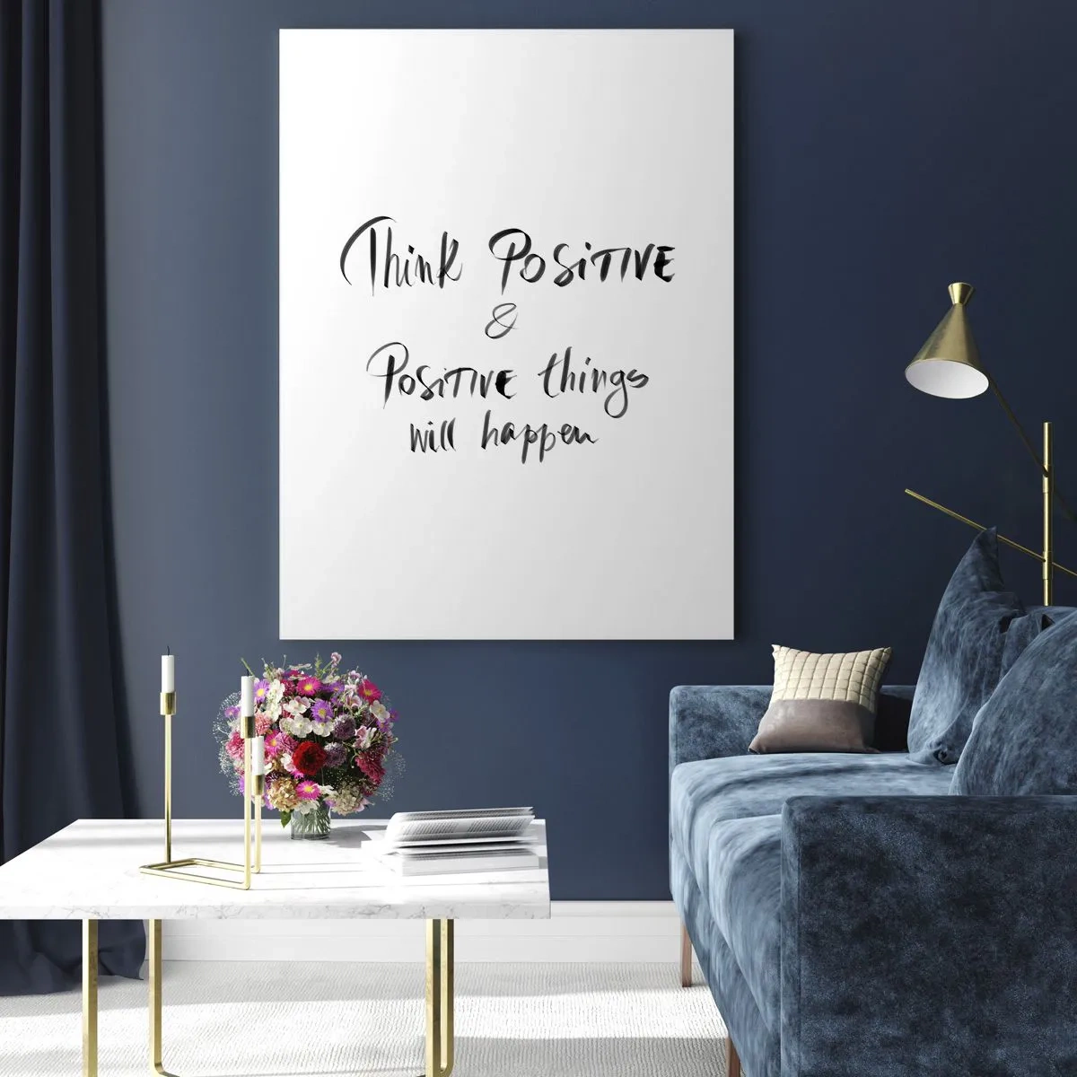 Impression sur verre - Image sur verre - Lettrage inspirant en noir sur fond blanc - 80x120cm - Comment vivre? - Décoration murale moderne pour le salon et la chambre ARTTOR