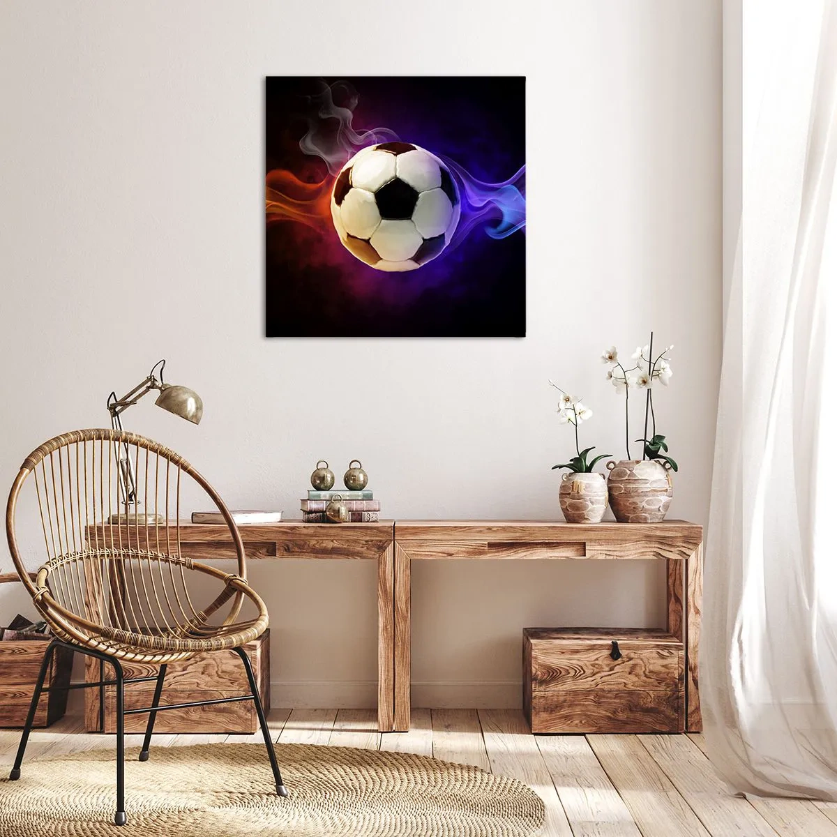 Impression sur toile - Image sur toile - Le pouvoir magique du jeu - 60x60 cm
