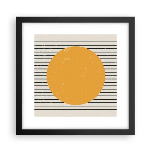 Affiche dans un cadre noir - Poster - Le pouvoir de la simplicité - 30x30 cm