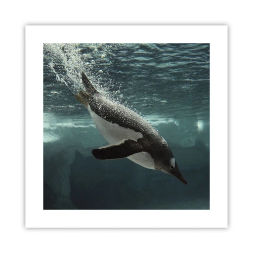 Affiche - Poster - Bienvenue dans mon monde - 40x40 cm