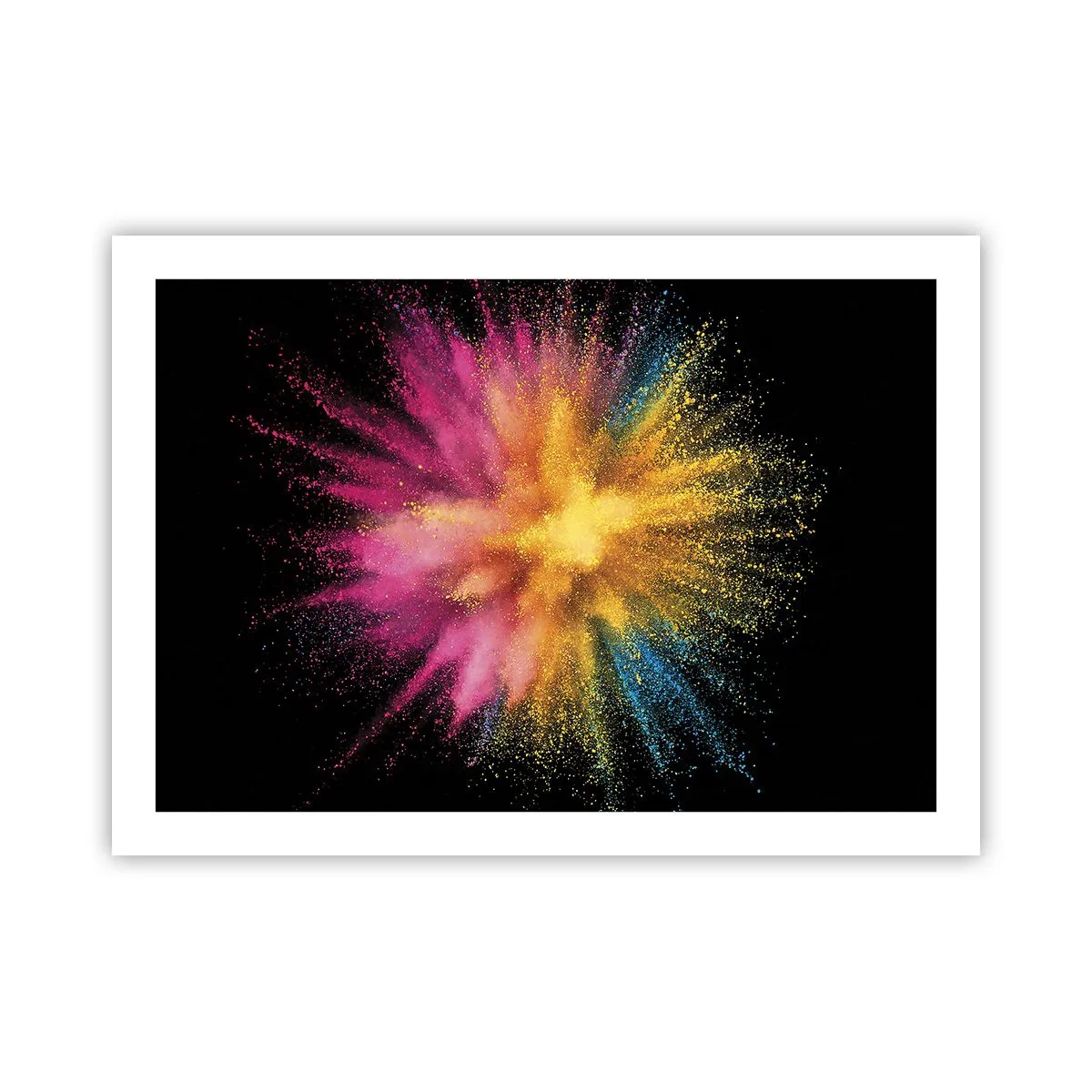 Affiche - Poster - Origine des couleurs - 70x50 cm