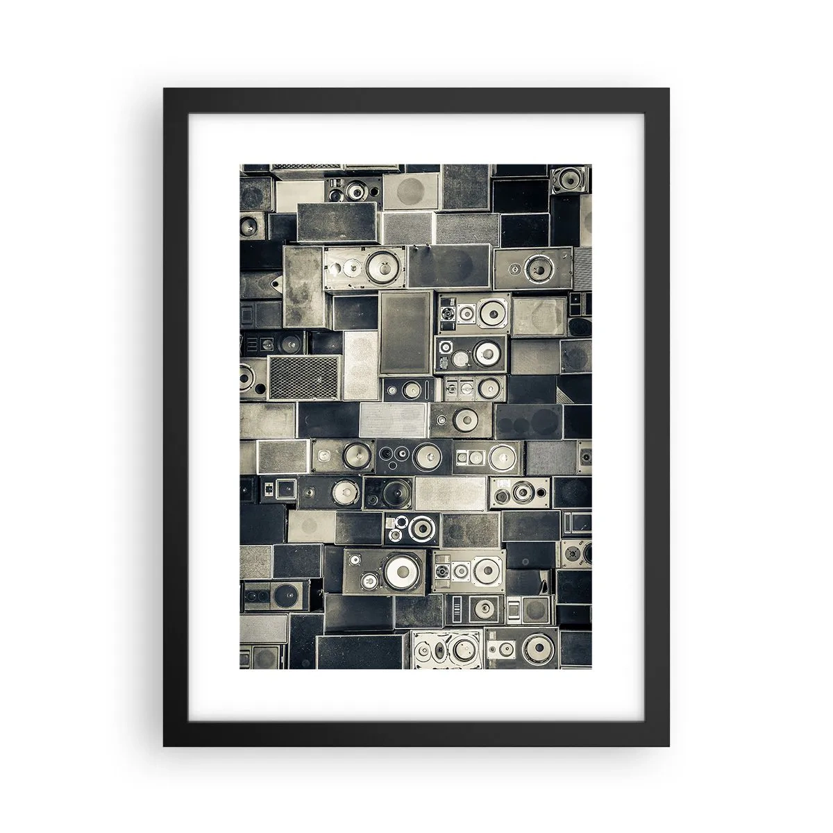 Affiche dans un cadre noir - Poster - Tout va bien - 30x40 cm