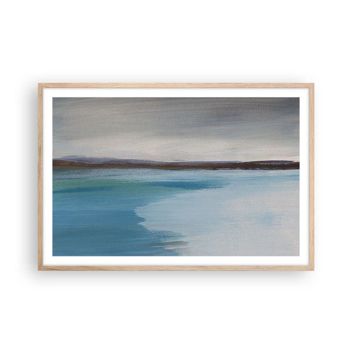 Affiche dans un chêne clair - Poster - Paysage horizontal - 91x61 cm