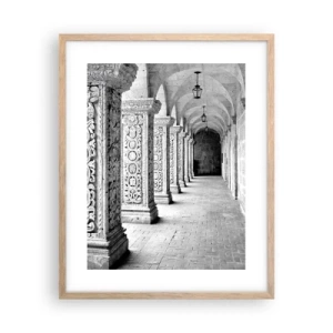 Affiche dans un chêne clair - Poster - Où cela mène-t-il…? - 40x50 cm