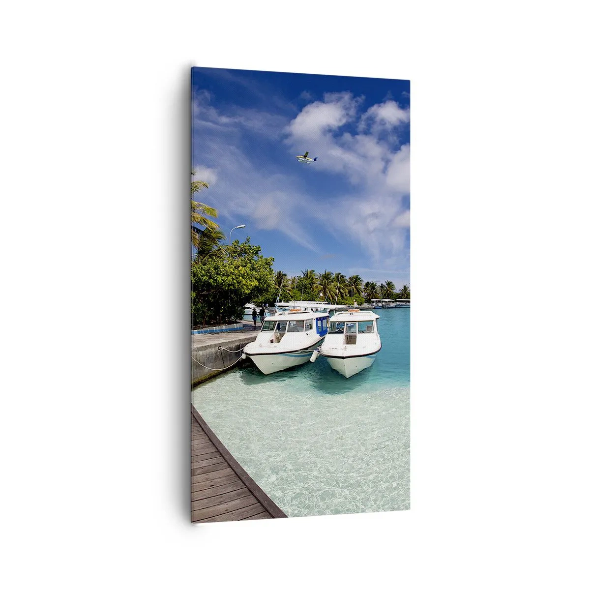 Impression sur toile - Image sur toile - Et cependant, le paradis existe bien - 65x120 cm